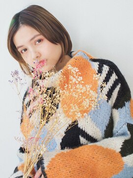 トワ 仙台店(toi) ミニボブ_オリーブベージュ