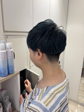 ケンジ 平塚 アネッタ(KENJE annetta) 派手髪★ブルーグリーン