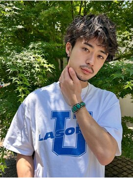 ヒュージ 三軒茶屋(huge) スパイキーショート/ニュアンスパーマ/メンズカット/メンズ