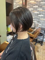 ロータスヘアーデザイン(Lotus Hair Design)&nbsp;【lotus下枝】耳掛けショートボブ/小顔ショート/丸みショート
