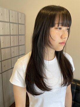 シン カフネ(Shin Kafune) レイヤーカット/フェイスレイヤー/ぱっつん前髪