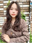 ダークブラウン/セミロングレイヤー