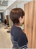 ナチュラルストレートでおさまるショート