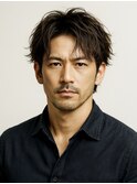 Haleニュアンスパーマスパイキーショートバーバーフェザーパーマ