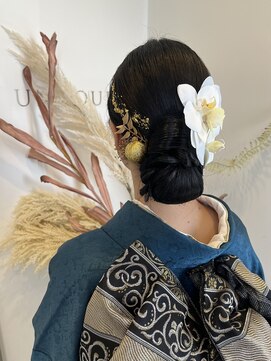 アンジュール 成人式ヘアセット