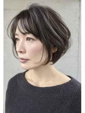 エルイコールアイエム(L=im) ハイライトショートボブ