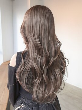 シオン(shion) ミルクティー韓国ヘアロング顔周りレイヤー_ba581511