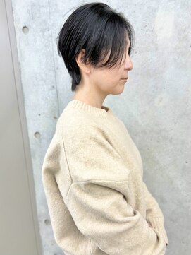 モリオ(morio) 黒髪ハンサムショートくびれショートひし形小顔ショート前髪なし