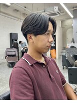 グロップ 町田(GLOP) センターパートをより輝かせる王道フェザーパーマ