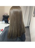 白髪染めでもお洒落に♪オリーブブラウンベージュ