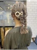 【c3】髪質改善ショートボブハイライト白髪ぼかしヘアセット30代