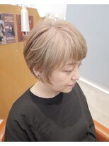 ハレケメリディッシュ(HAREKE meridish) 【立川】白髪ぼかし×大人の丸みショート