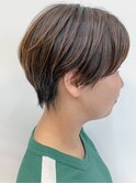 short(マッシュショート、ツーブロック、ブラウン、ベージュ)