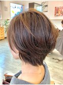 レイヤーショートボブ
