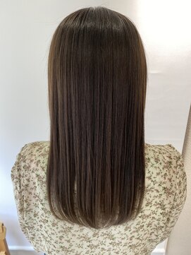 ジプソ(Gypso Hair salon) 縮毛矯正×シフォンベージュ