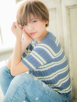 モッズ ヘア 福岡姪浜店(mod's hair) *mod's姪浜*…こなれハイトーン大人ハイライト小顔束感ショートf