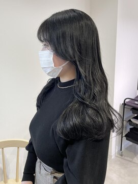 ヨーク(YOKE) 【 YOKE 】顔まわりレイヤーサイドバング韓国ヘアー