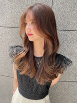 ハピネス 王寺店(Happiness)&nbsp;小顔バング　ザクザクレイヤー　レイヤーロング　レイヤーウルフ