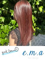 エマヘアデザイン(e.m.a Hair design) ピンクブラウン