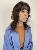 ロングでレイヤーでパーマです