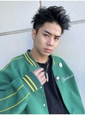 おしゃれショート似合わせカットゆるスパイラルアップバング