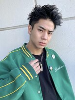 おしゃれショート似合わせカットゆるスパイラルアップバング