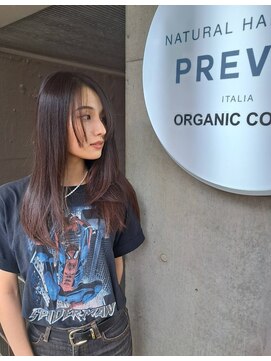 プレヴィア 銀座(PREVIA) アクセントフロントカット/ストレートロングヘア