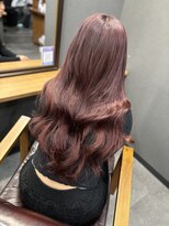 ボアップ(boappu)&nbsp;#ロングヘア#ボルドーカラー#エクステ#ぷるしーる