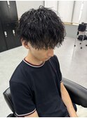 【縦落ちパーマ】
