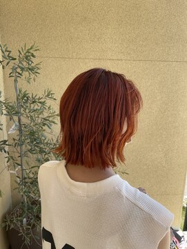 アフェクテュー 春日店(affectueux) 20代30代40代切りっぱなしボブスタイル