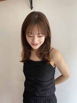 ガーランド (Garland) 大人かわいいくびレイヤーまろベージュ顔まわりレイヤーカット