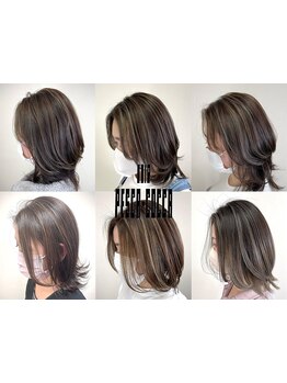 グレイヘアの方へのデザインカラーも自信があります◎あなたの髪のお悩み等お気軽にご相談ください♪