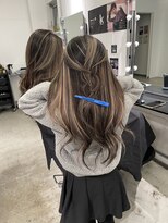 キング 高槻(K!ng)&nbsp;縮毛矯正髪質改善ハイライトレイヤーカット高槻美容室エクステ