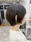 ラウンドショート/ショートボブ/ショートマッシュ