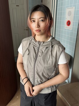 クペウ ローウェン(cope'u ROWEN) 渋谷/ウルフカット  デザインカラー ルーツカラー エンドカラー