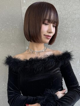 ロンド 表参道店(Lond) 切りっぱなし韓国風タッセルボブ10代20代30代40代