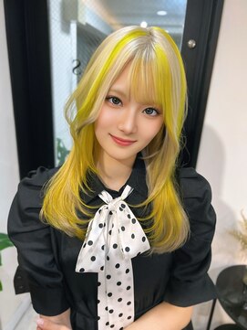 ラピス 名古屋駅前店(Lapis) レイヤー/イエロー/ホワイト/韓国/デザインカラー