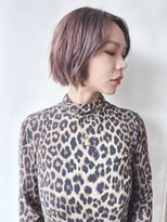 モリオ(morio)&nbsp;＊くせ毛風顎ラインボブ外国人風ミニボブ耳かけボブ大人ボブディ