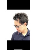 メンズツーブロックビジネスボリュームUPパーマ