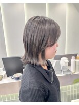 ロンドリゼル 札幌(Lond RiseL) オリーブグレー/前髪/ボブ/マロンベージュ/レイヤーカット/小顔