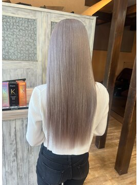 モアムー(Moremuu) 【りえ】ホワイトグレー