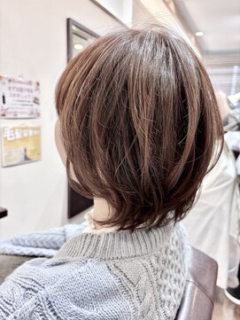 ヘアー グリーン(hair green) ゆるふわかわいいくびれボブ【髪質改善/百合ヶ丘】