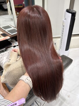 レッドブラウン/髪質改善トリートメント