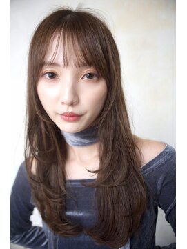 アール 北千住店(ar) 20代30代40代/韓国風レイヤー/ココアブラウン/内巻き