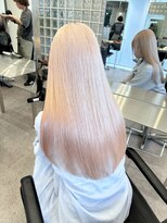 サンクマーケット 渋谷(cinq MARKET)&nbsp;渋谷ブリーチカラーハイトーンホワイトブロンドカラー韓国カラー