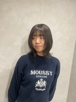 フィエルウメダ(Fier umeda)&nbsp;オリーブグレージュ×ミディアムレイヤースタイル〇