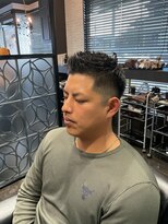 ヒロザバーバー(HIRO THE BARBER)&nbsp;アップバンクショート【山口県/宇部市/理容室//フェード】