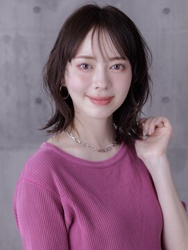 ポケット ヘア いわき泉テラス店(POCKET) 着物ヘア/ダークアッシュ/ミディアムレイヤーカット/いわき泉108