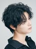 メンズカット+ツイストスパイラルパーマ+3stepトリートメント¥15000#フェード