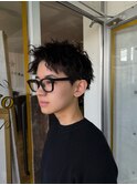 スパイキーショート！直毛の方も扱いやすいメンズピンパーマ！